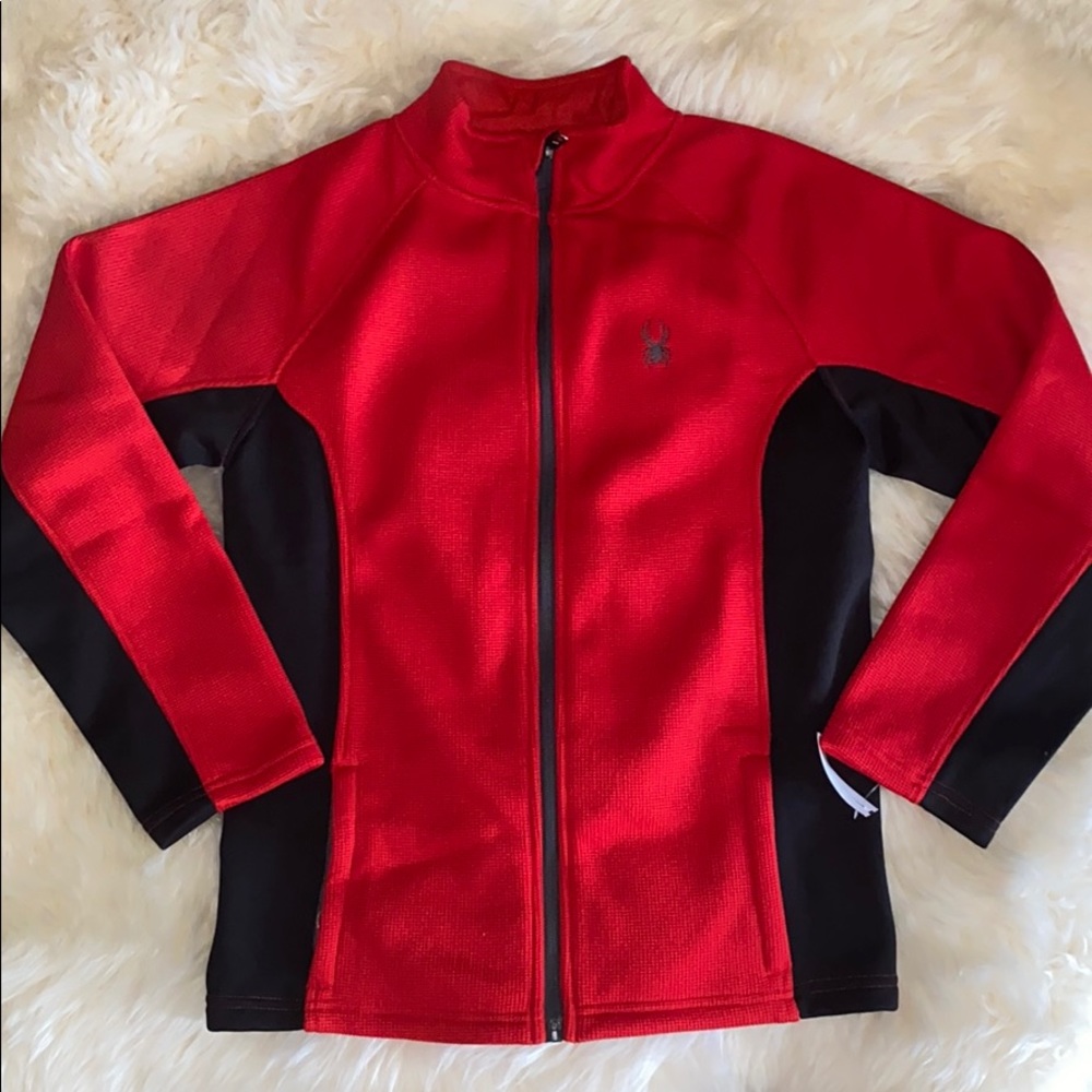 Spyder boys sweater jacket Large(14-16) NWT